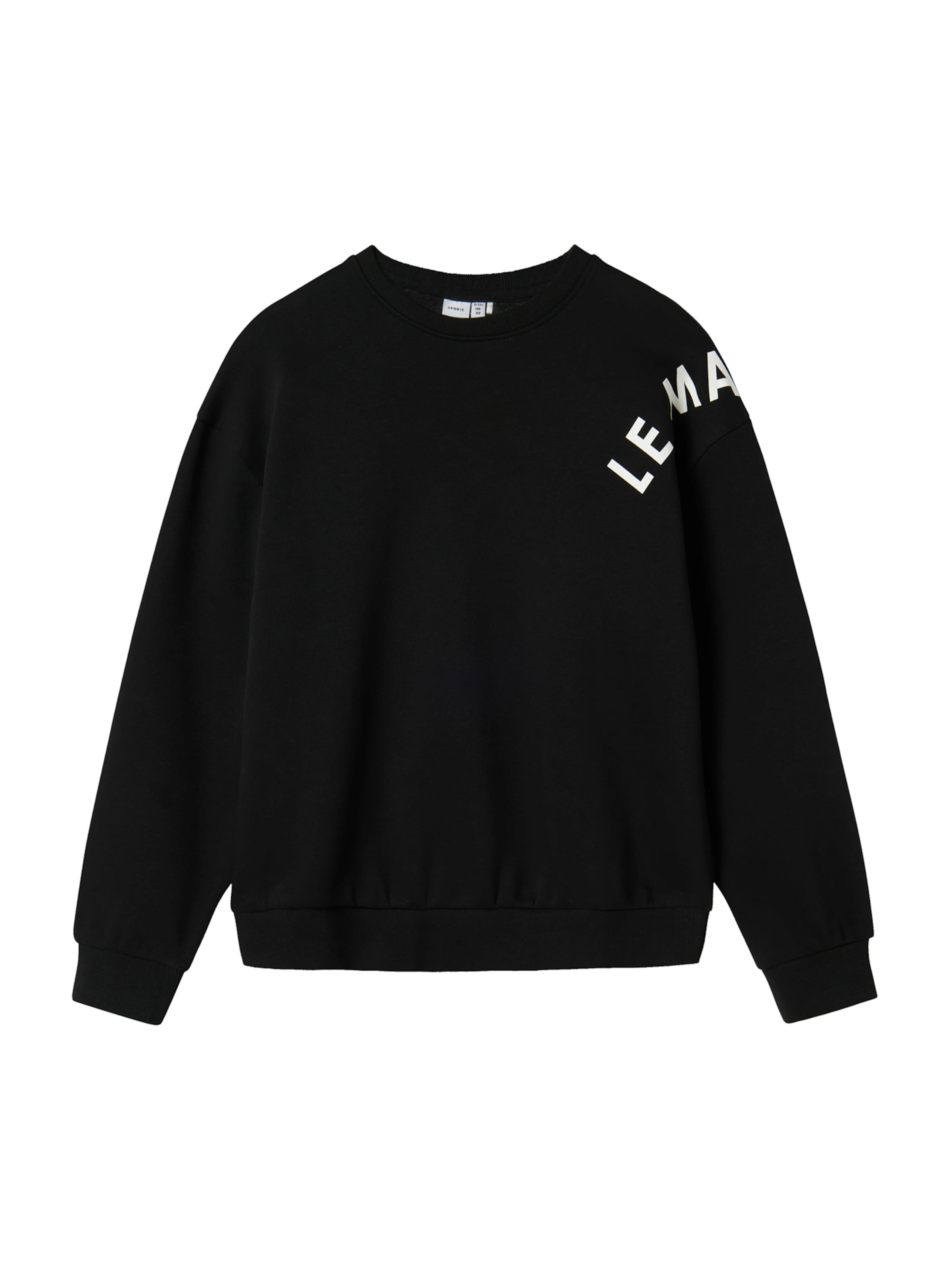 NAME IT Sweatshirt 'NKFODIKA' in Black: front