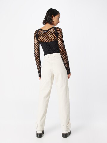 SISTERS POINT Wide leg Jeans 'OTILA' in White