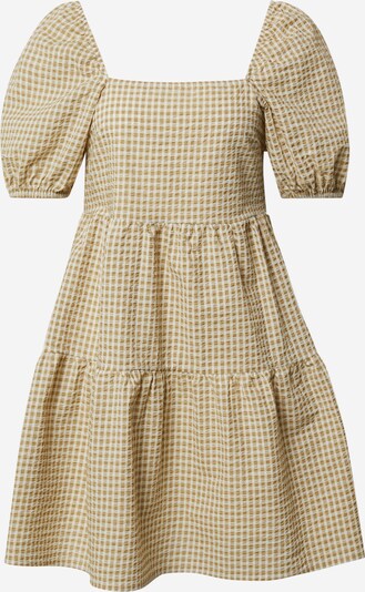 Y.A.S Petite Robe 'MINDY' en sable / blanc, Vue avec produit