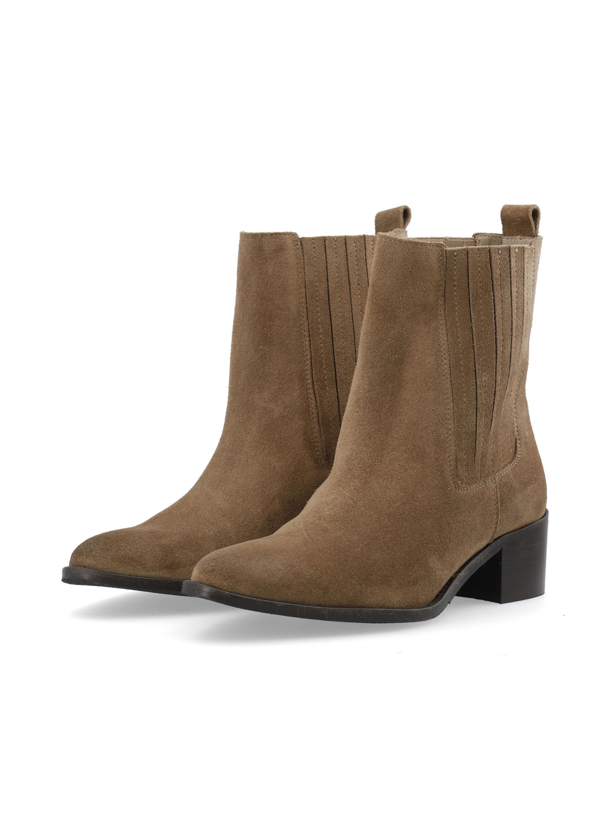 Bianco Ботинки челси 'CAROL' в Коричневый