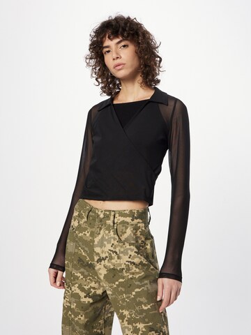 Monki - Blusa en negro: frente