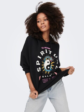 ONLY Sweatshirt 'Johanne' in Zwart