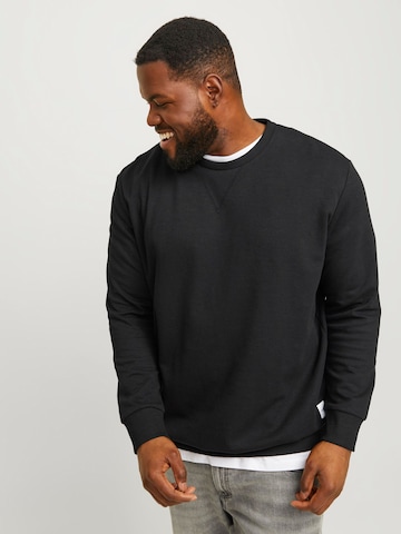 Jack & Jones Plus Sweatshirt i sort