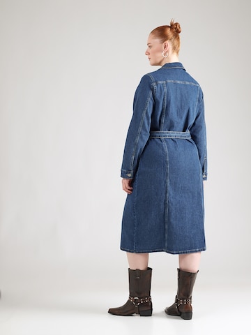 Vero Moda Curve - Vestido camisero 'VMCTelly' en azul