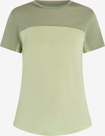 ICEBREAKER Functioneel shirt 'Sphere III' in Groen: voorkant