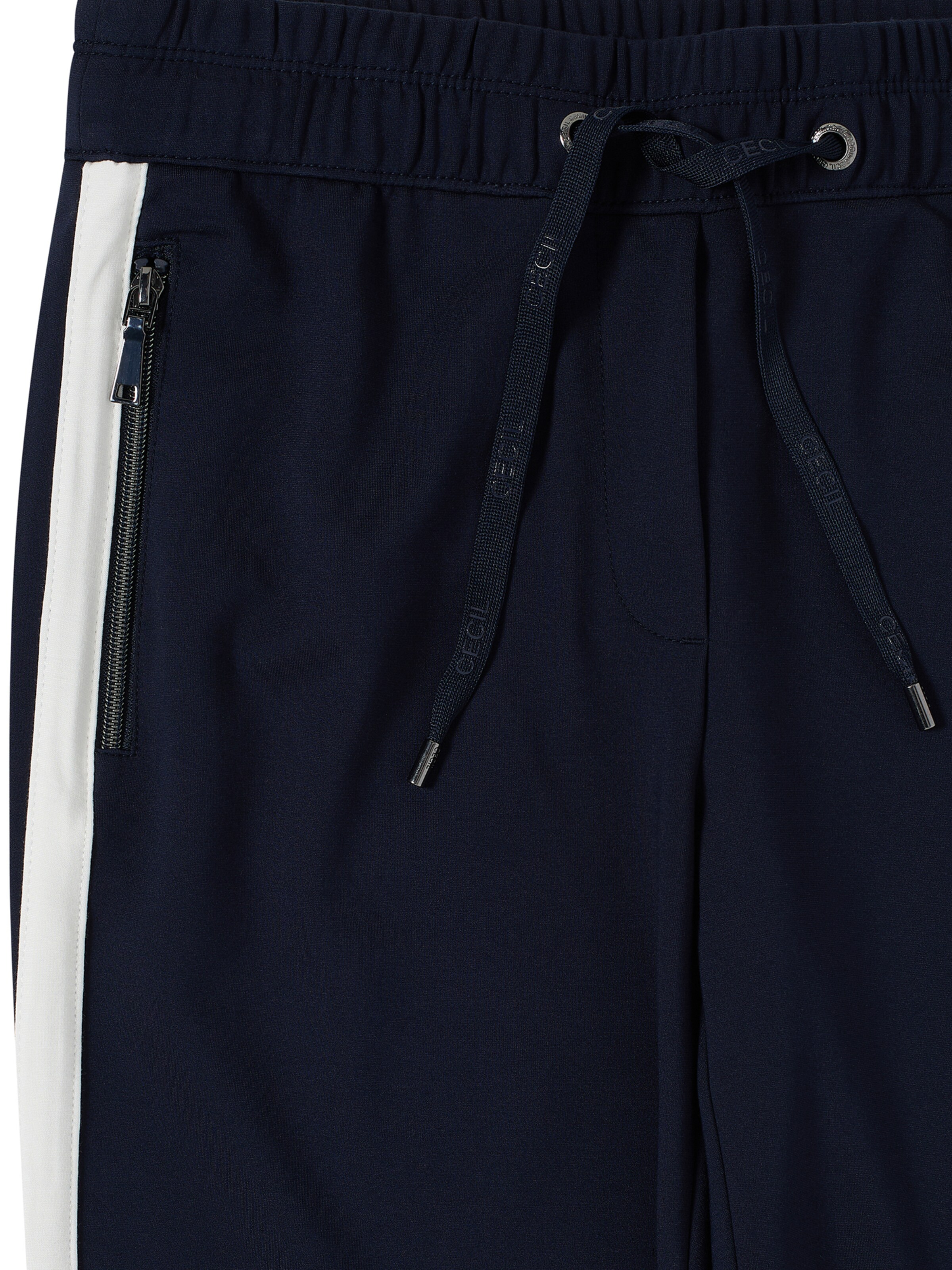 CECIL Slimfit Broek 'Tracey' in Blauw
