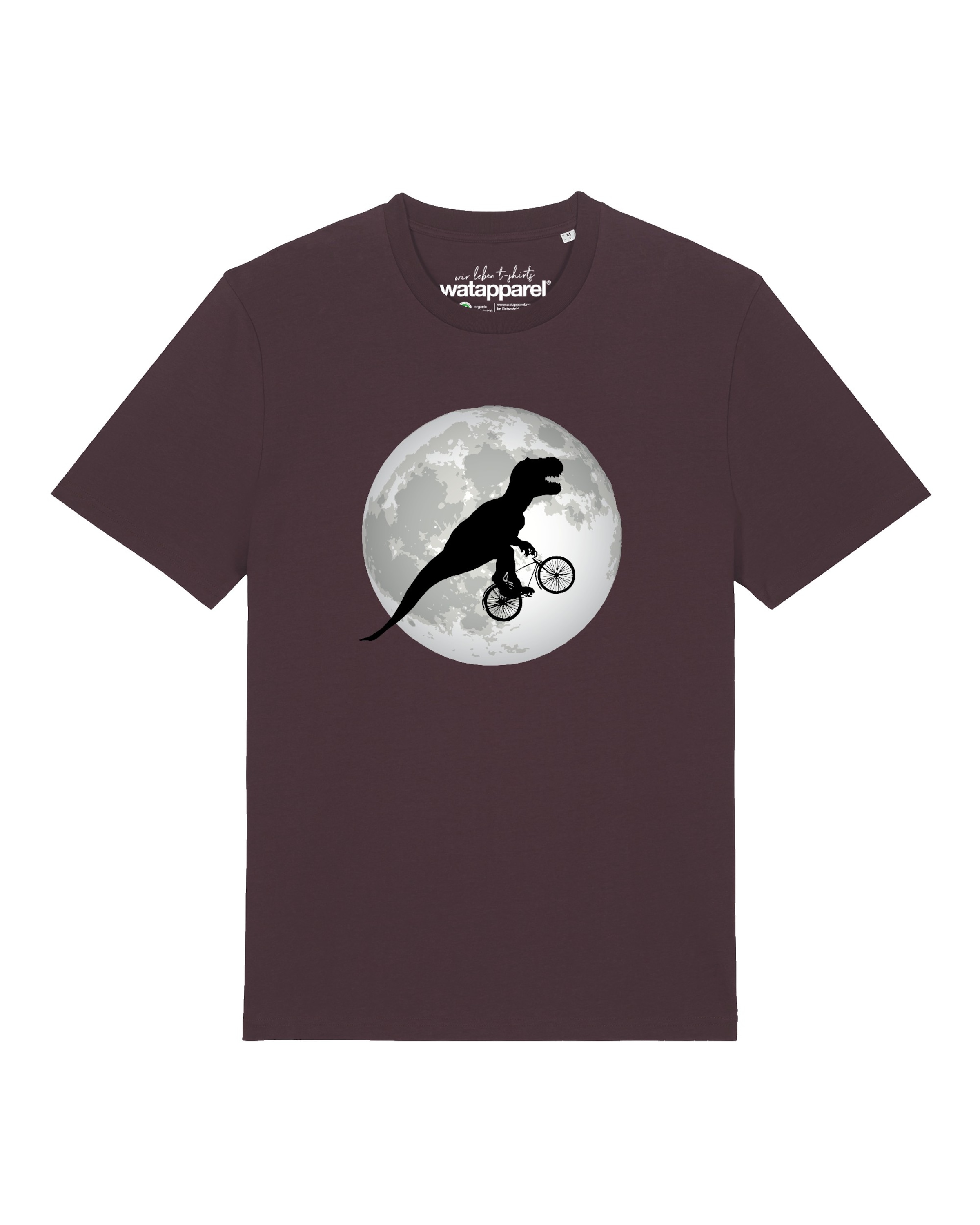 T-Shirt 'Flying TRex' Watapparel en rouge : devant