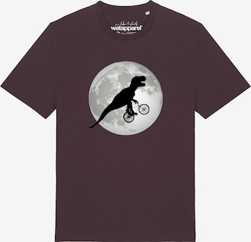 T-Shirt 'Flying TRex' Watapparel en rouge : devant