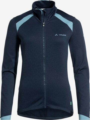 VAUDE Athletic Jacket in Blue: front