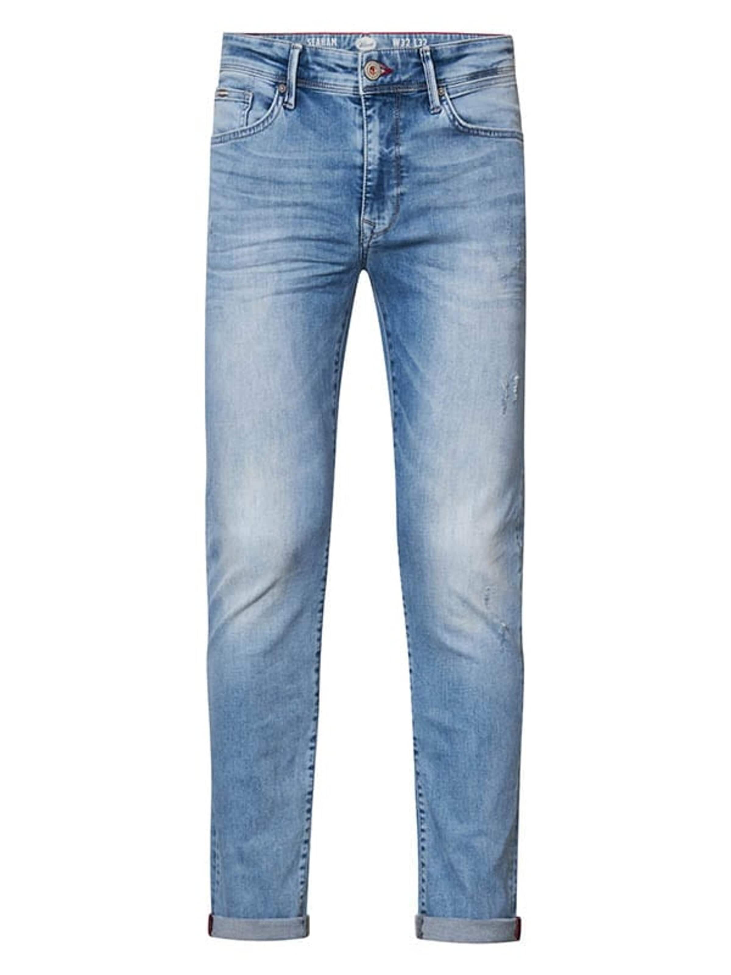 PETROL INDUSTRIES MEN Baggy Jeans in Blue: front