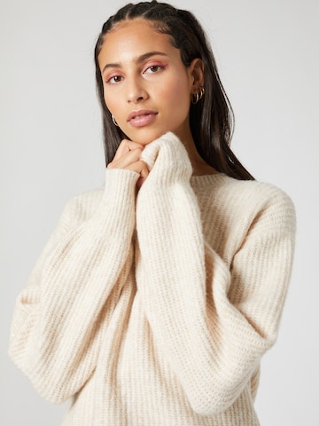 Hoermanseder x About You Sweater 'Grace' in Beige