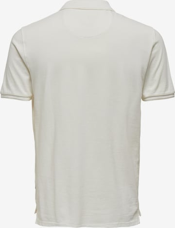 T-Shirt 'Travis' Only & Sons en blanc