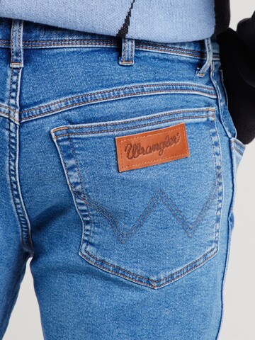 Coupe slim Jean 'TEXAS SLIM' WRANGLER en bleu