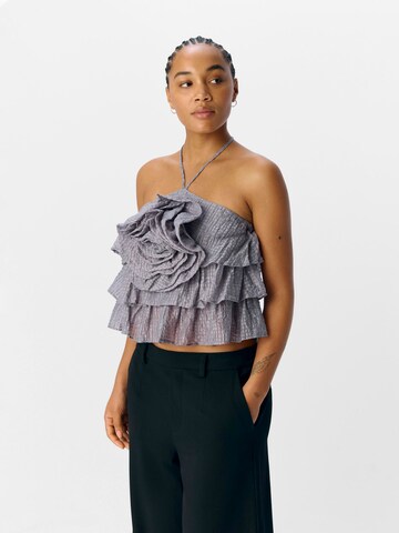 OBJECT Top 'OBJBritney' in Blauw: voorkant