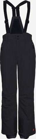 KILLTEC Regular Workout Pants in Black: front