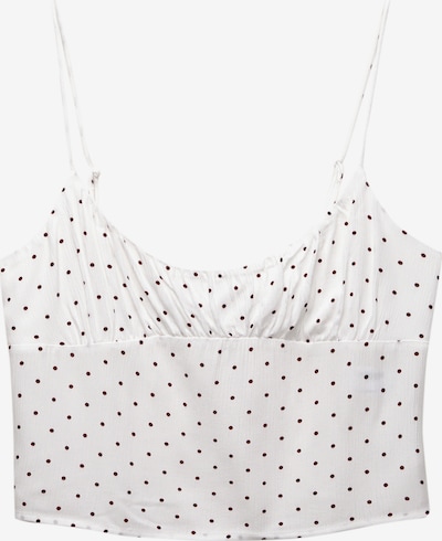 Pull&Bear Toppi koossa XS värissä musta / valkoinen, Tuotenäkymä