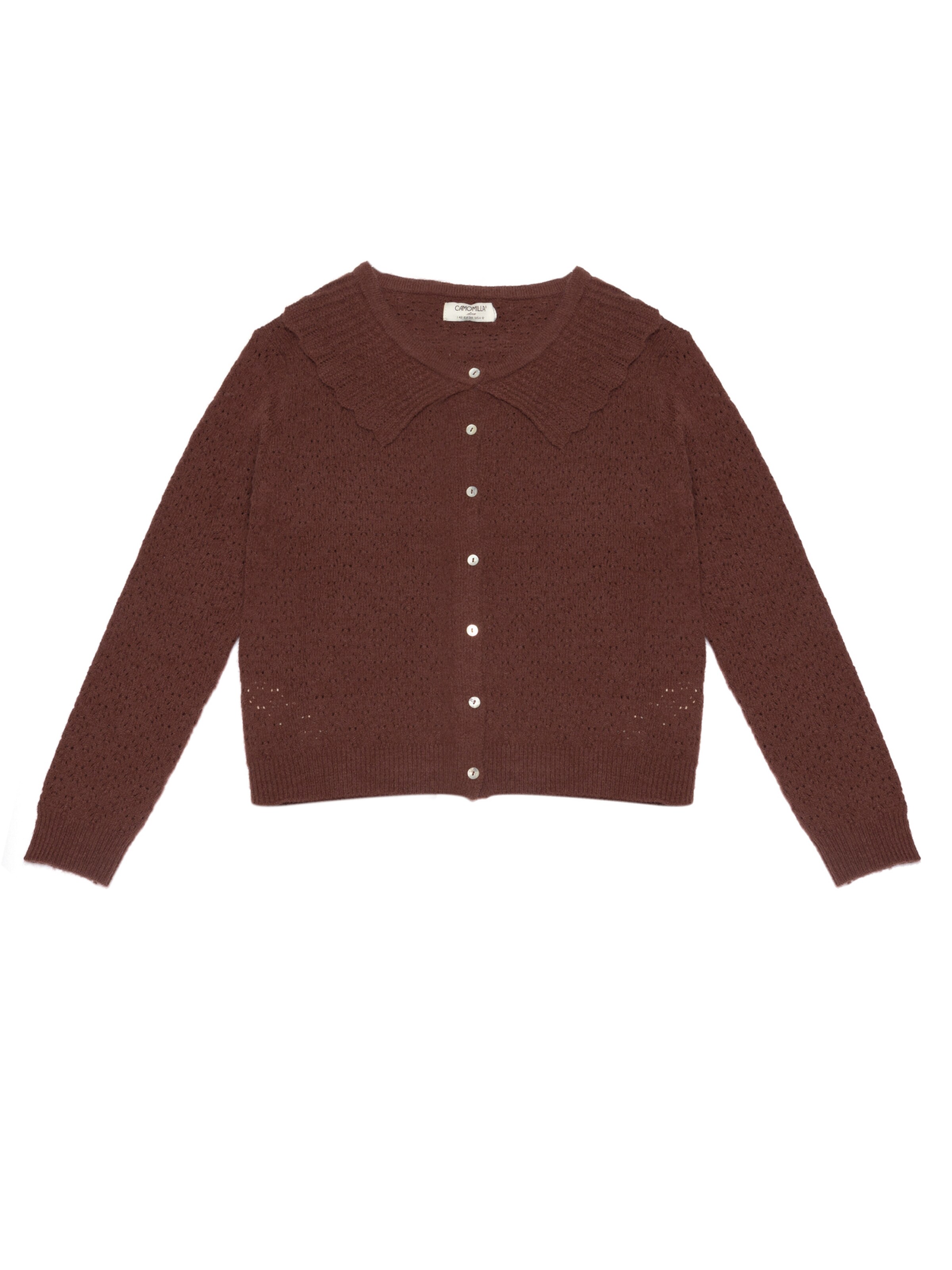 Cardigan 'Cory' Camomilla Italia en marron : devant