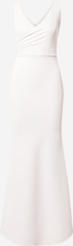 WAL G. فستان سهرة 'TOBY' بلون أبيض: الأمام