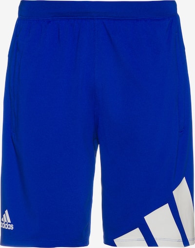 ADIDAS PERFORMANCE Shorts in blau / weiß, Produktansicht