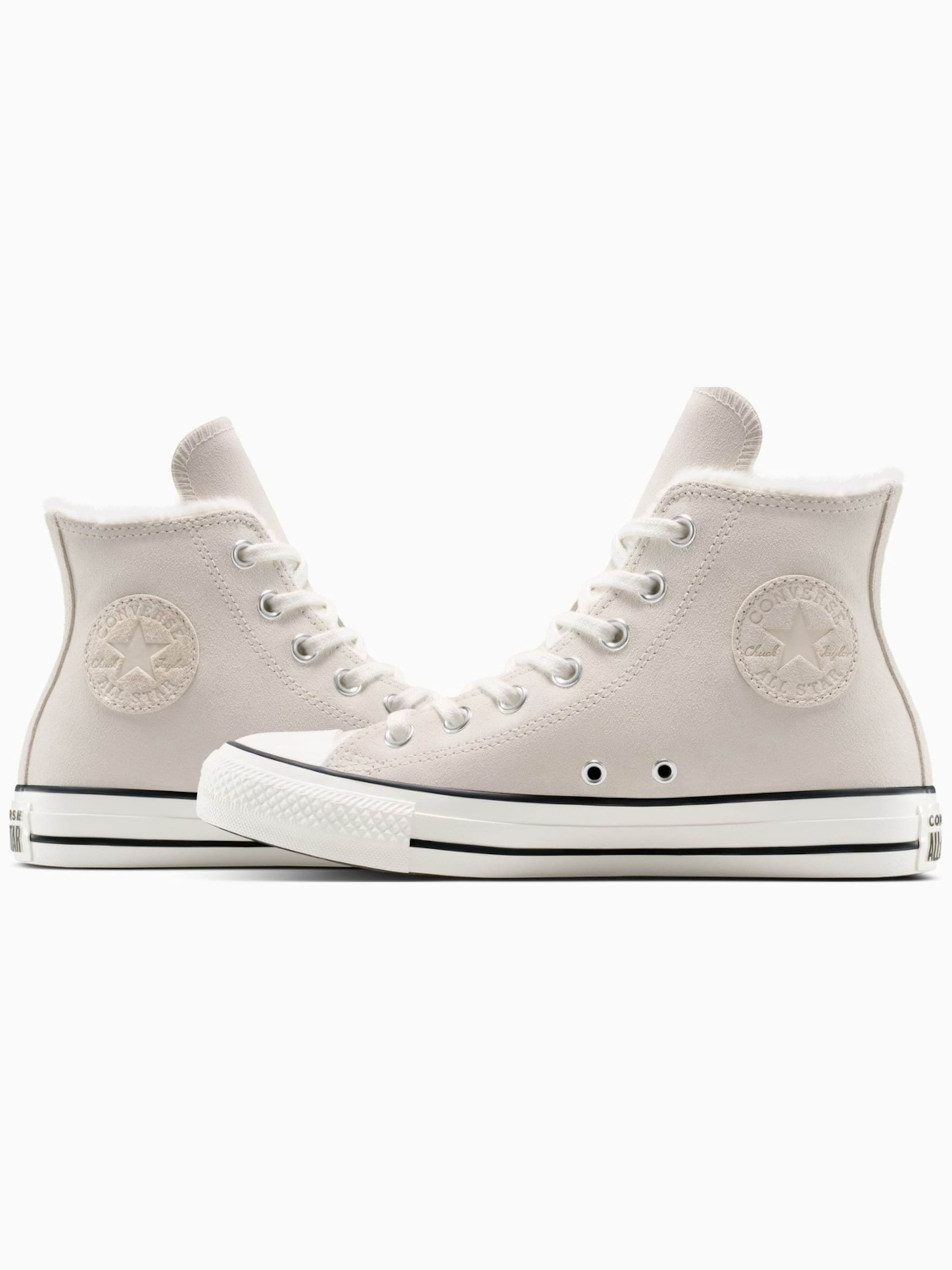 Sneaker alta 'Converse Chuck Taylor All Star Cozy Suede' di CONVERSE in beige