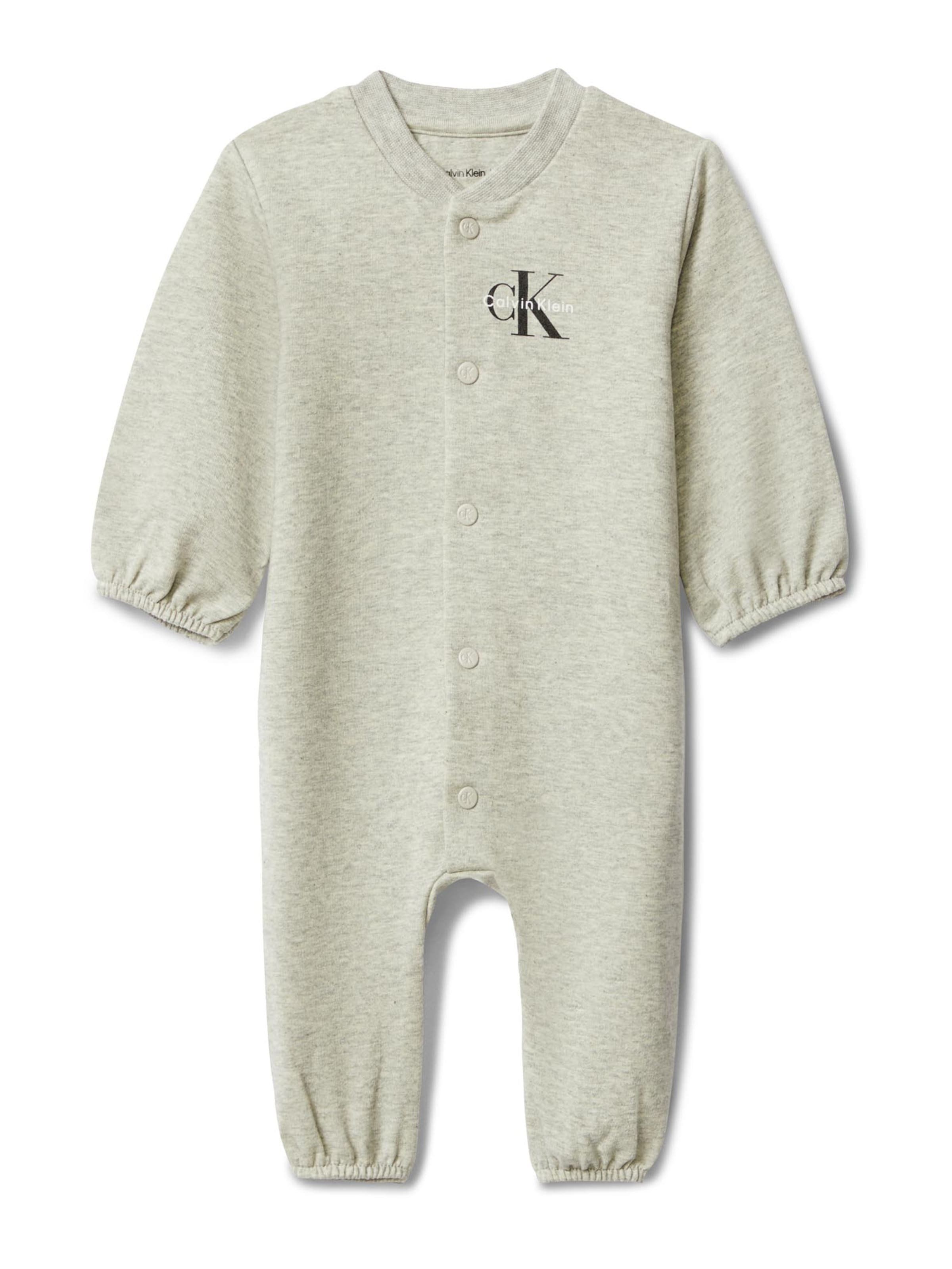 Salopetă de la Calvin Klein Jeans pe gri: față