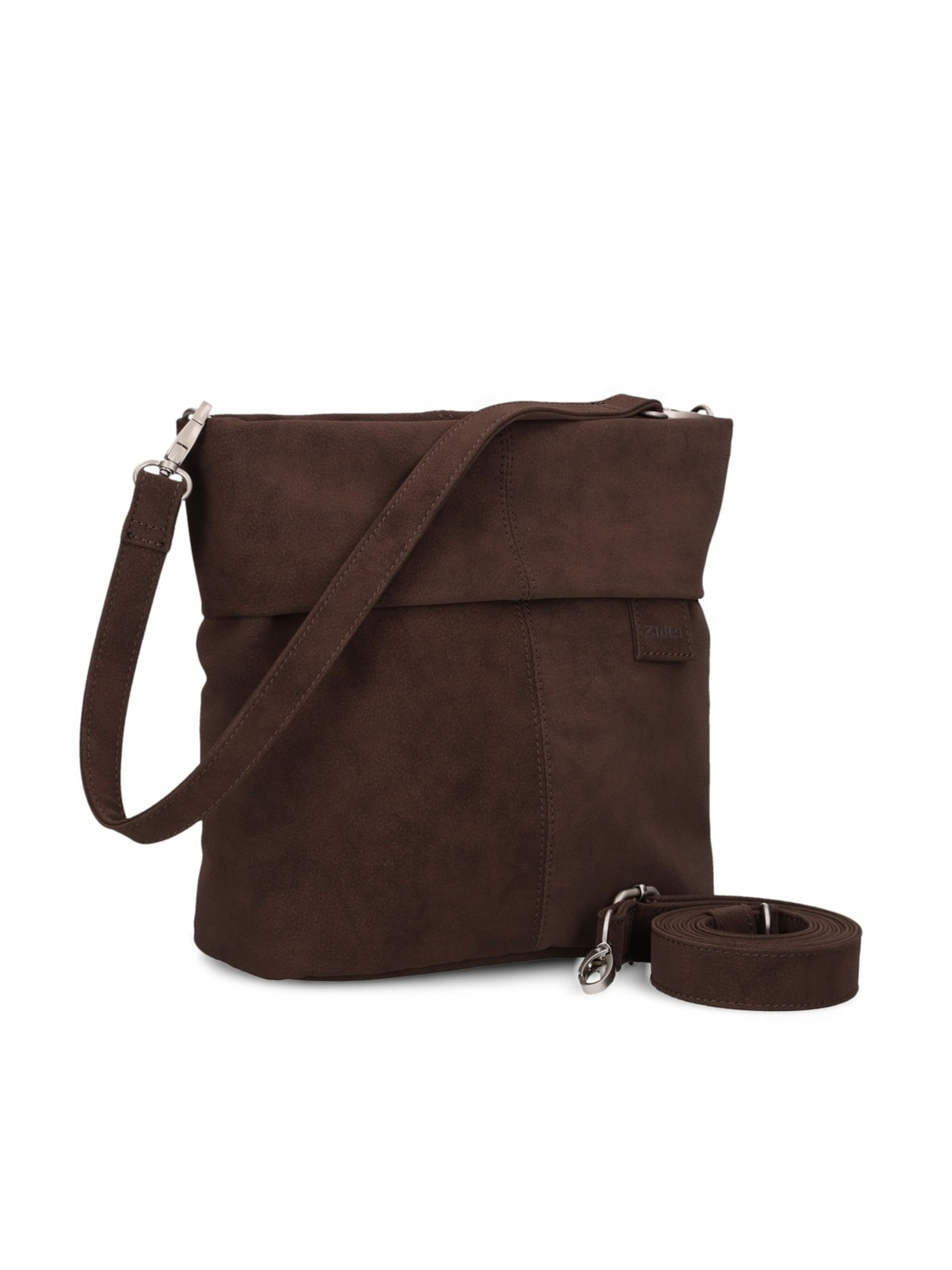 ZWEI Crossbody bag 'MADEMOISELLE.M M8' in Brown: front