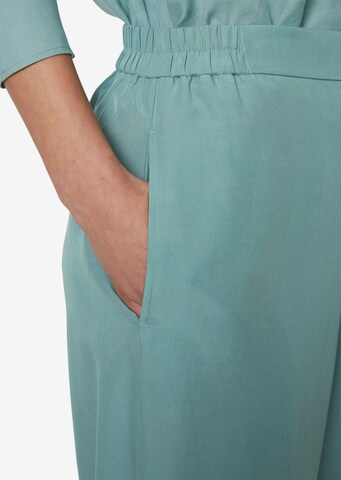 Marc O'Polo Wide leg Broek in Groen