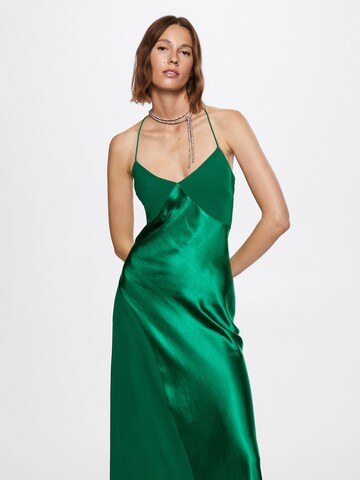 MANGO Вечерна рокля 'Lost' в зелено