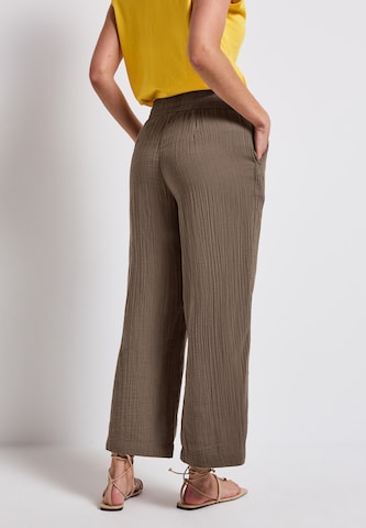 Wide Leg Pantalon STREET ONE en marron