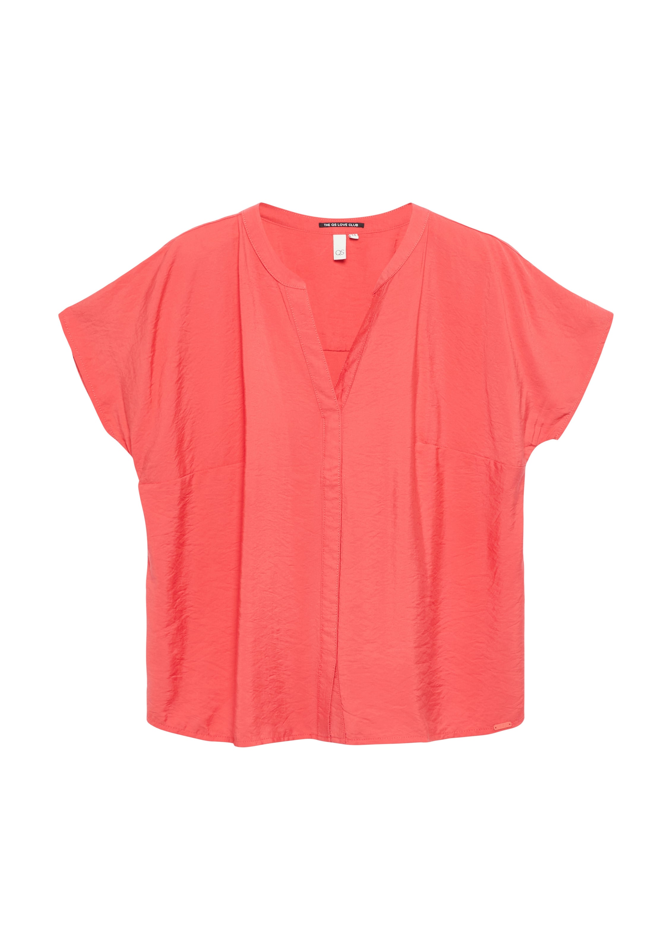 QS Bluse in Rot: Vorderseite