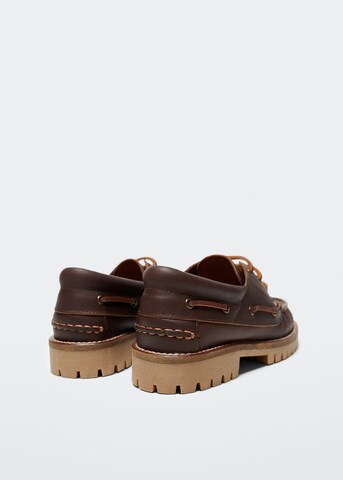 MANGO KIDS Flats 'Nautico' in Brown