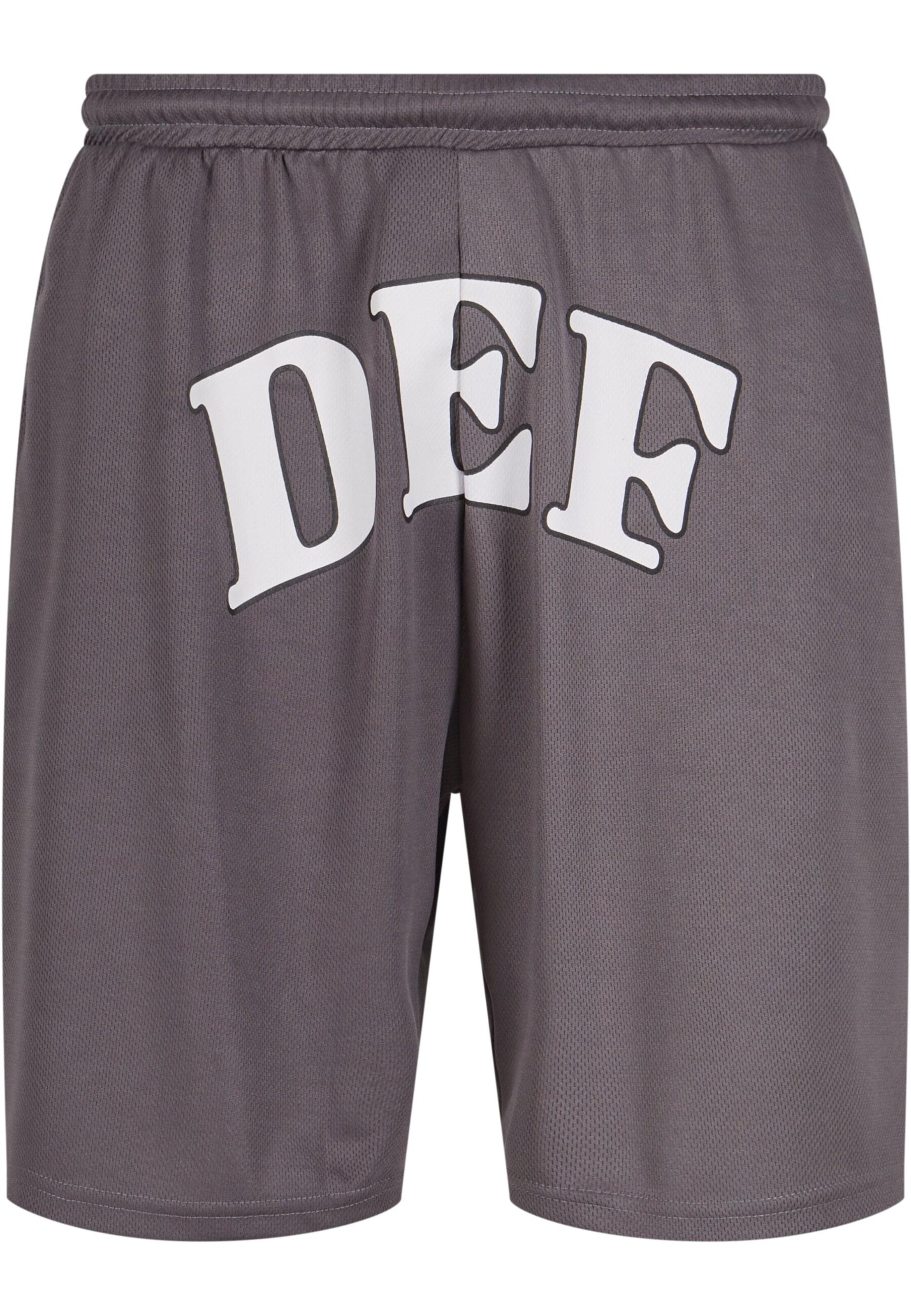 DEF Loosefit Shorts in Grau: Vorderseite