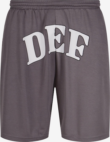 Loosefit Pantaloni di DEF in grigio: frontale