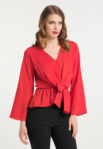 faina Blouse in Rood: voorkant