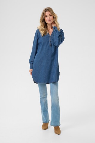 Cream Tunic 'Stelle ' in Blue