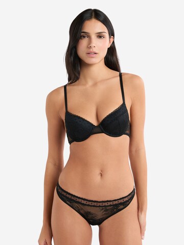 ETAM T-shirt Bra 'Plume' in Black