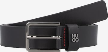 Ceinture 'Gael' HUGO Red en noir : devant