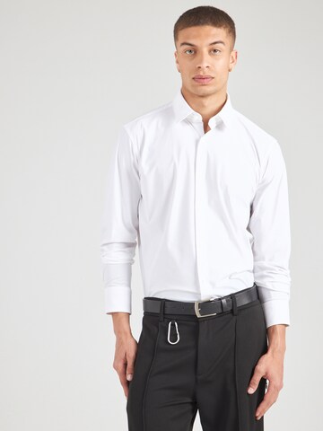 BOSS Regular fit Overhemd 'P-Joe' in Wit: voorkant
