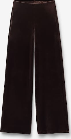 CALZEDONIA Pants 'Velvet' in Brown: front
