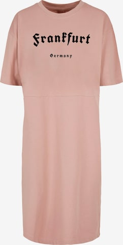 Merchcode Kleid 'Frankfurt' in Pink: predná strana