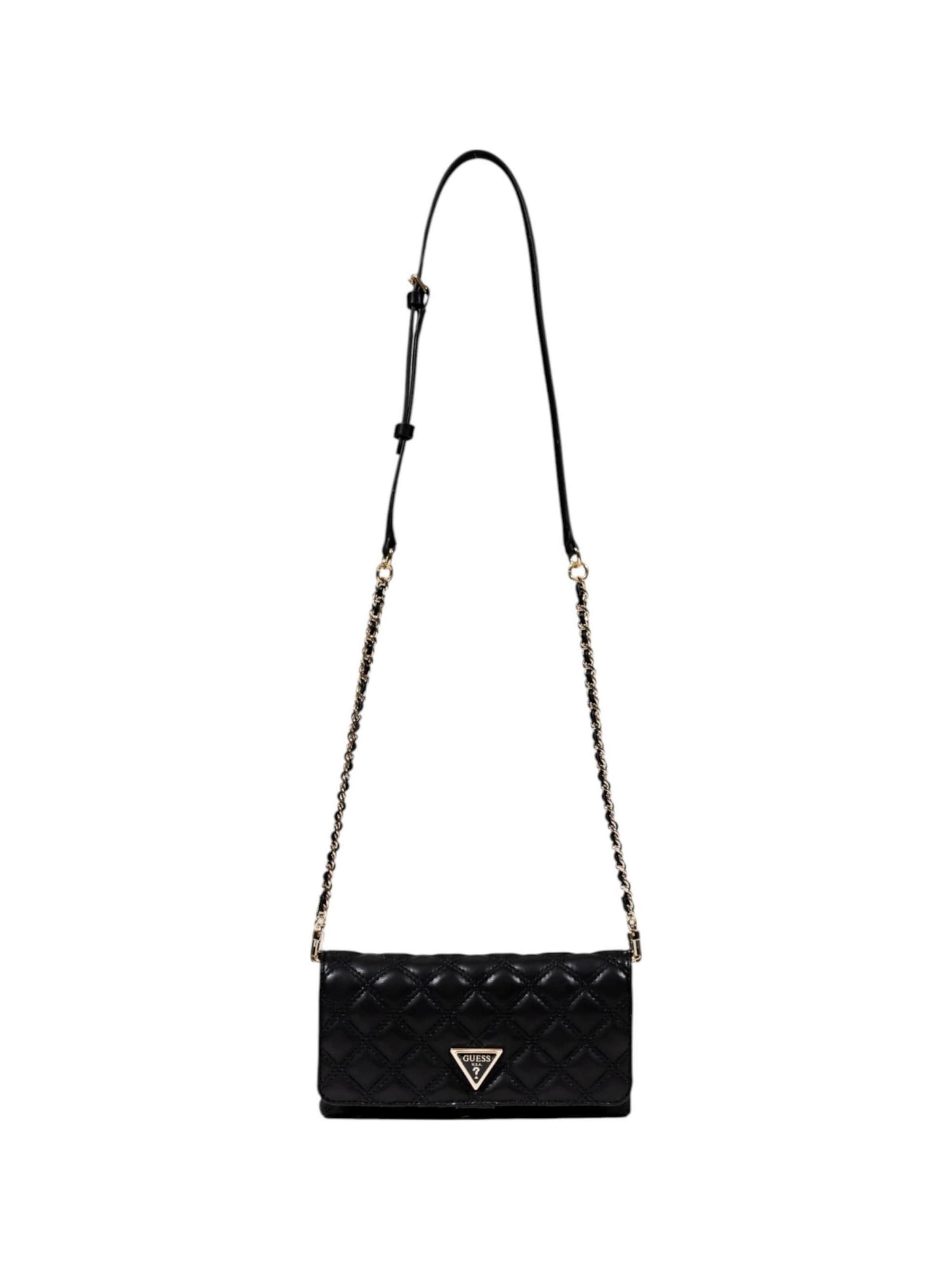 Borsa a spalla 'GIULLY II XBODY FLAP ORGANIZER HWQG96 73750' di GUESS in nero: frontale