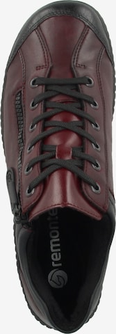 REMONTE Lace-Up Ankle Boots in Red