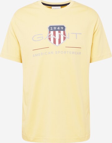 GANT T-shirt i gul: framsida