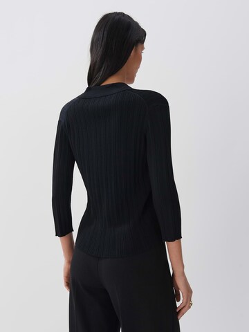 Someday Pullover 'Tomoya' in Schwarz