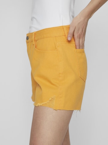 VILA Regular Shorts 'Maura' in Orange