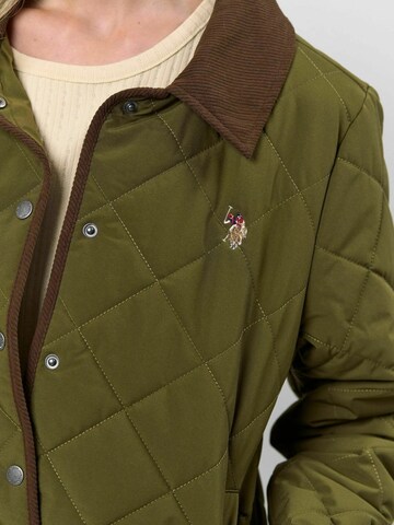 U.S. POLO ASSN. Přechodná bunda 'Melou' – zelená