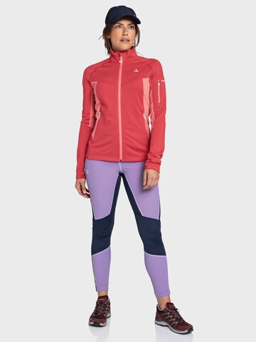 Schöffel Athletic fleece jacket 'Hydalen' in Red