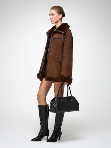 V S P Winter Coat 'Dina' in Brown