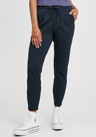 Oxmo - Tapered Calças 'Anita' em azul: frente
