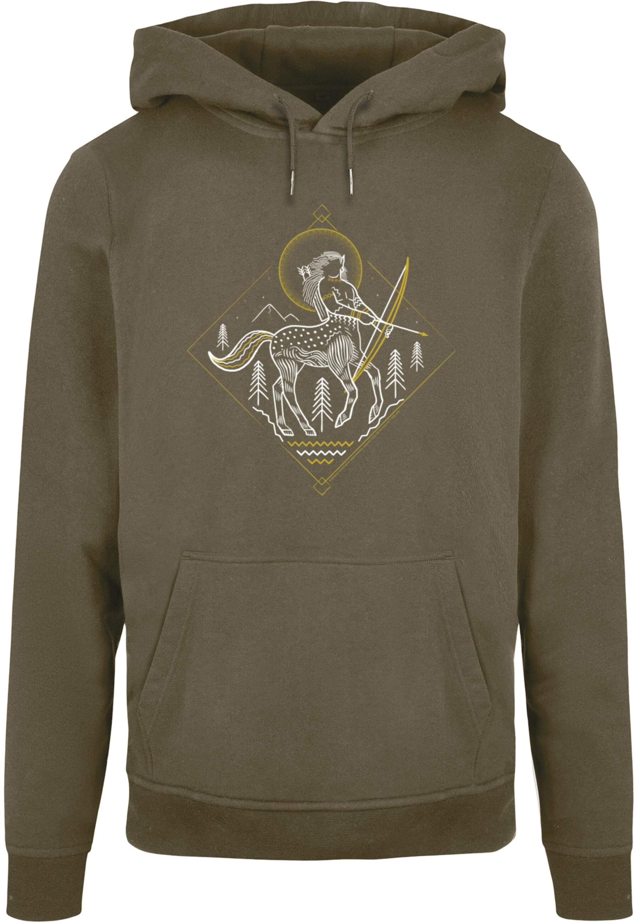 ABSOLUTE CULT Sweatshirt 'Harry Potter - Centaur' in Groen: voorkant